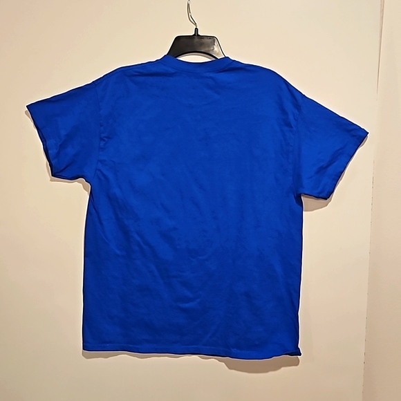 'Things I trust more than Donald Trump' blue short sleeve t-shirt large - Picture 7 of 7